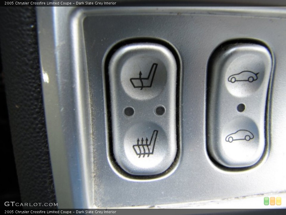 Dark Slate Grey Interior Controls for the 2005 Chrysler Crossfire Limited Coupe #51882623