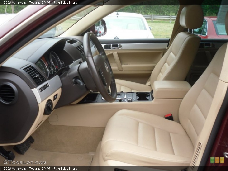 Pure Beige Interior Photo for the 2009 Volkswagen Touareg 2 VR6 #51882998