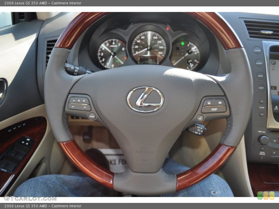 Cashmere Interior Steering Wheel for the 2009 Lexus GS 350 AWD #51884045