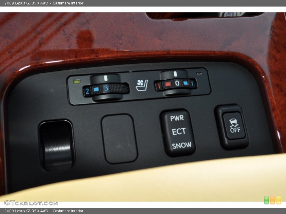 Cashmere Interior Controls for the 2009 Lexus GS 350 AWD #51884144