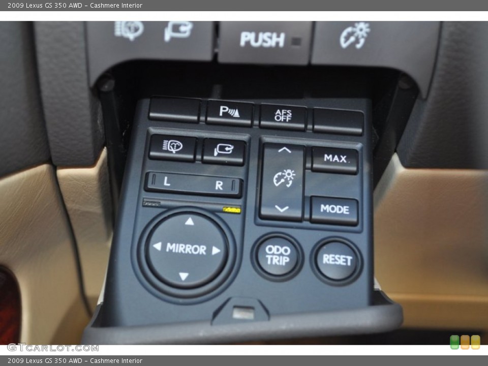 Cashmere Interior Controls for the 2009 Lexus GS 350 AWD #51884180