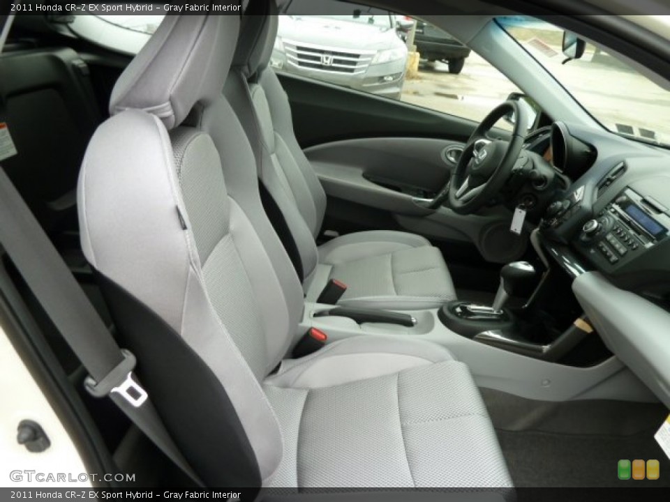 Gray Fabric Interior Photo for the 2011 Honda CR-Z EX Sport Hybrid #51885107