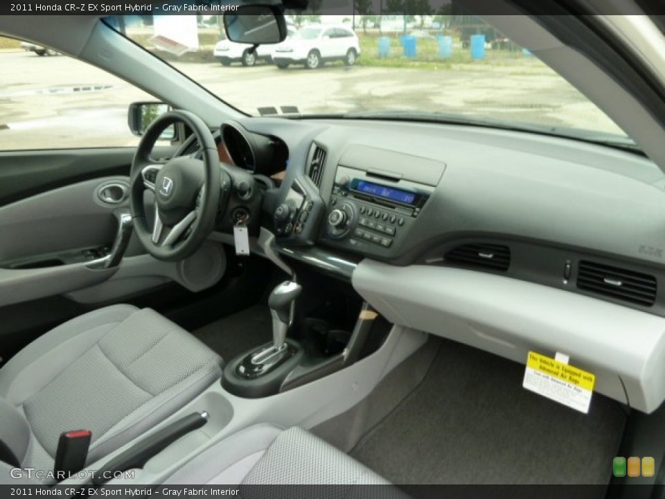 Gray Fabric Interior Dashboard for the 2011 Honda CR-Z EX Sport Hybrid #51885122