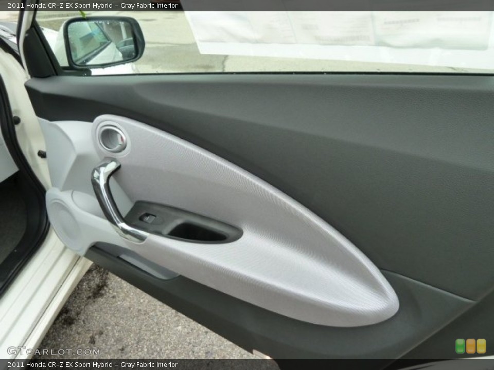 Gray Fabric Interior Door Panel for the 2011 Honda CR-Z EX Sport Hybrid #51885125