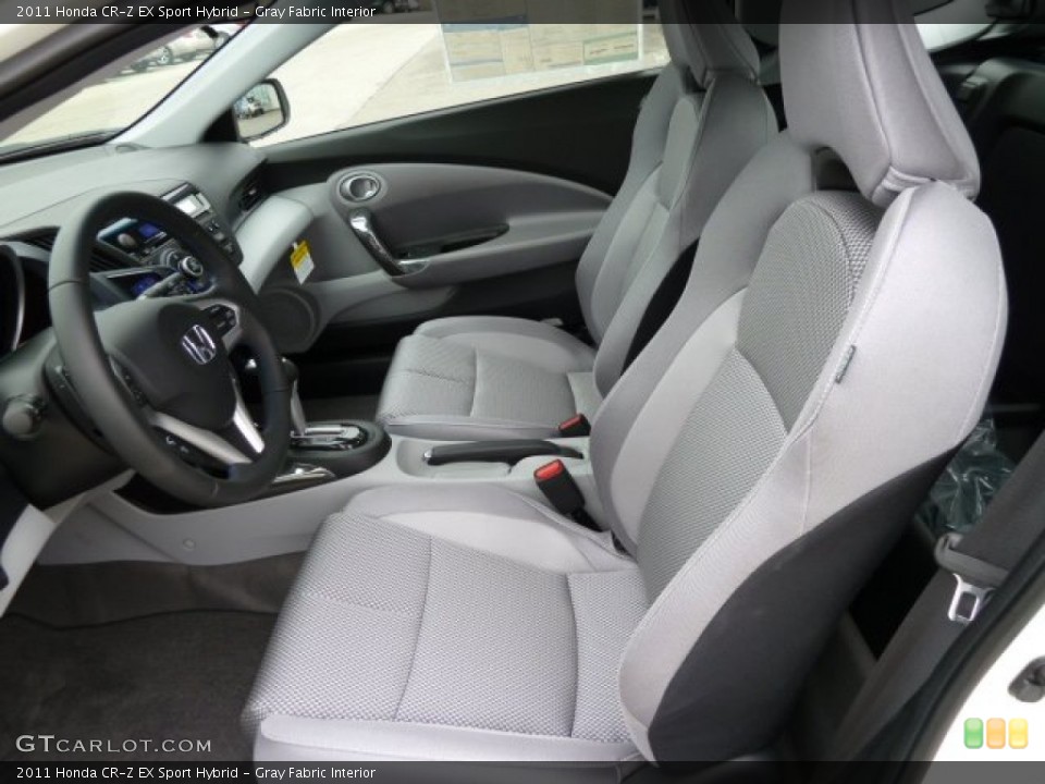 Gray Fabric Interior Photo for the 2011 Honda CR-Z EX Sport Hybrid #51885173