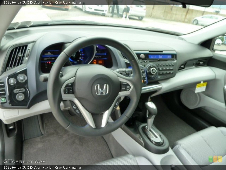 Gray Fabric Interior Dashboard for the 2011 Honda CR-Z EX Sport Hybrid #51885179
