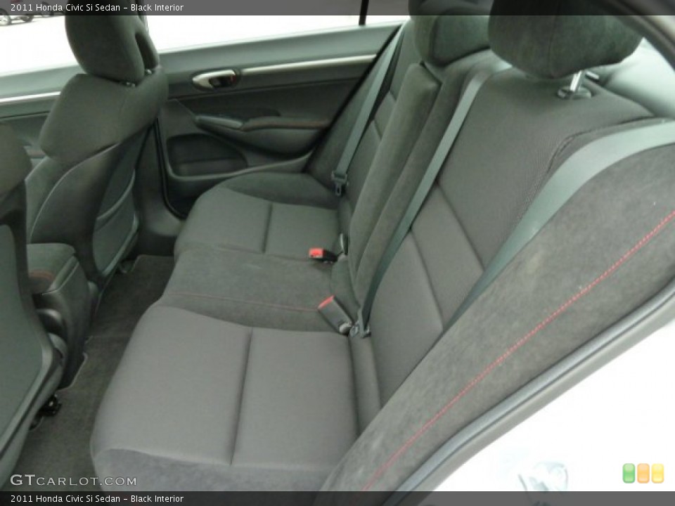 Black Interior Photo for the 2011 Honda Civic Si Sedan #51885383