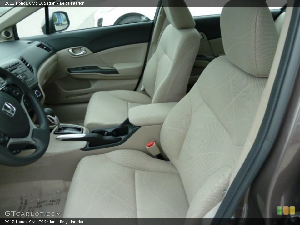 Beige Interior Photo for the 2012 Honda Civic EX Sedan #51885632