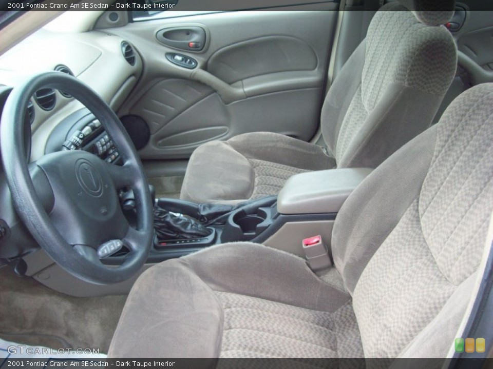 Dark Taupe Interior Photo for the 2001 Pontiac Grand Am SE Sedan #51886499