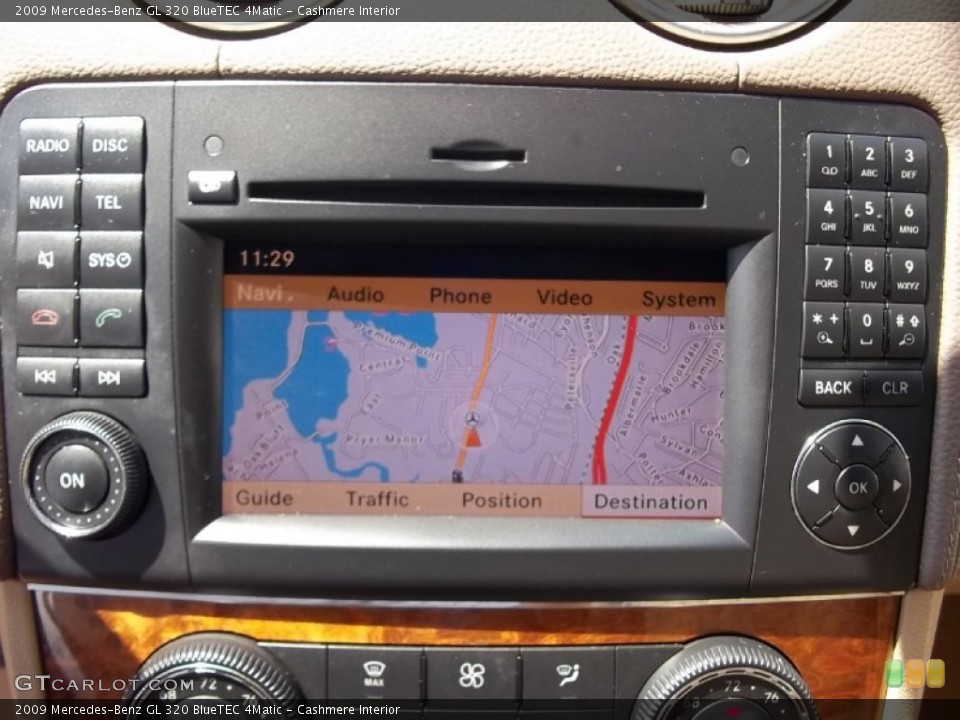 Cashmere Interior Navigation for the 2009 Mercedes-Benz GL 320 BlueTEC 4Matic #51887174