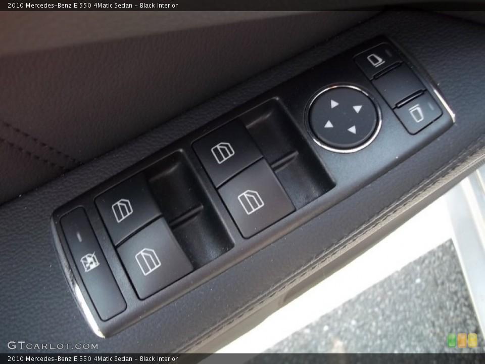 Black Interior Controls for the 2010 Mercedes-Benz E 550 4Matic Sedan #51887363