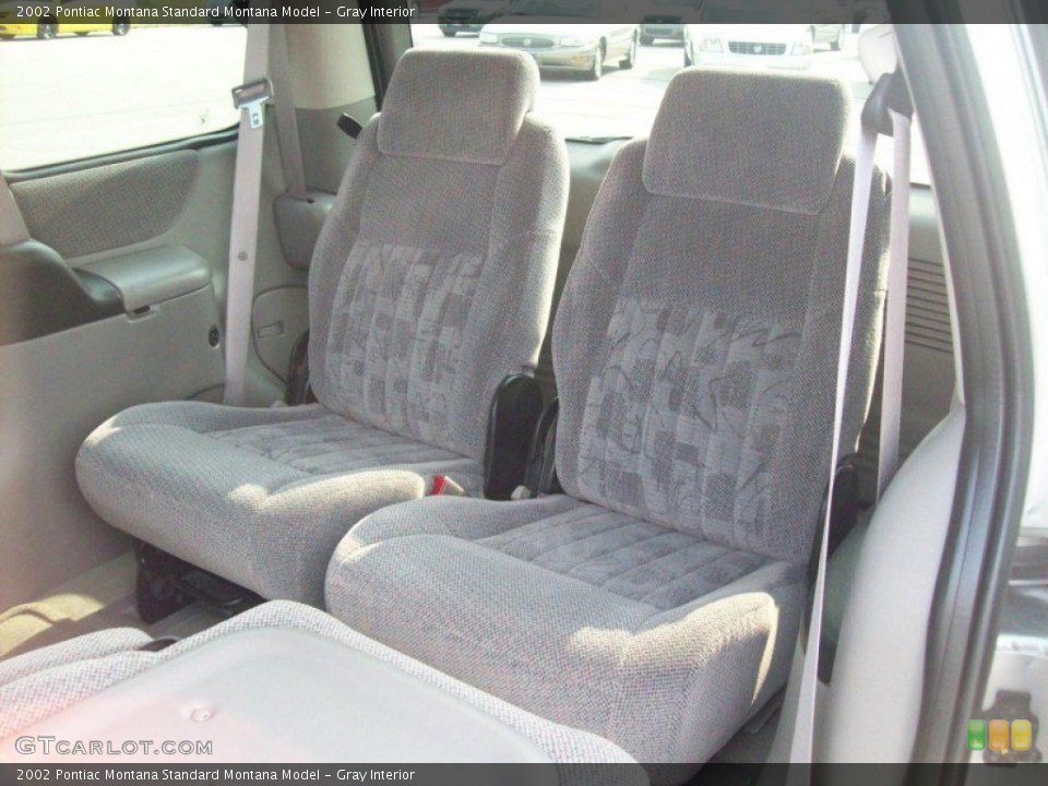 Gray Interior Photo for the 2002 Pontiac Montana  #51887648
