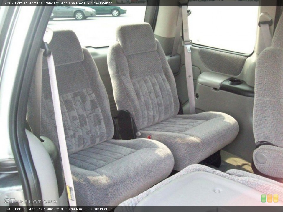 Gray Interior Photo for the 2002 Pontiac Montana  #51887687