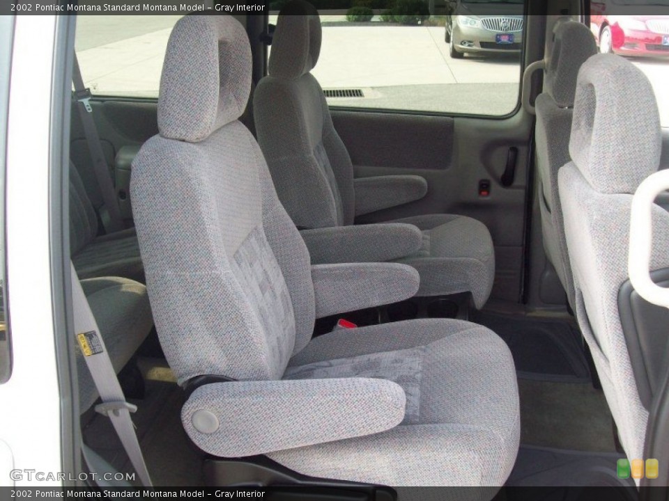 Gray Interior Photo for the 2002 Pontiac Montana  #51887705