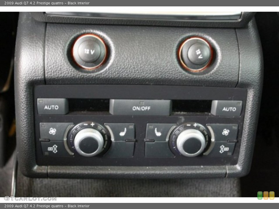 Black Interior Controls for the 2009 Audi Q7 4.2 Prestige quattro #51888620