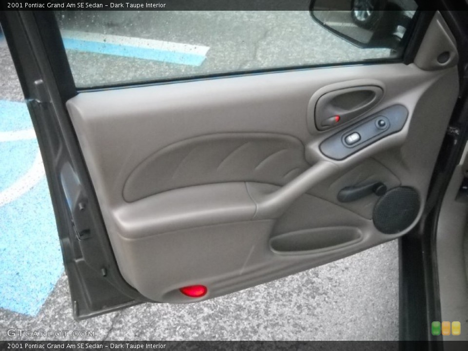 Dark Taupe Interior Door Panel for the 2001 Pontiac Grand Am SE Sedan #51890759