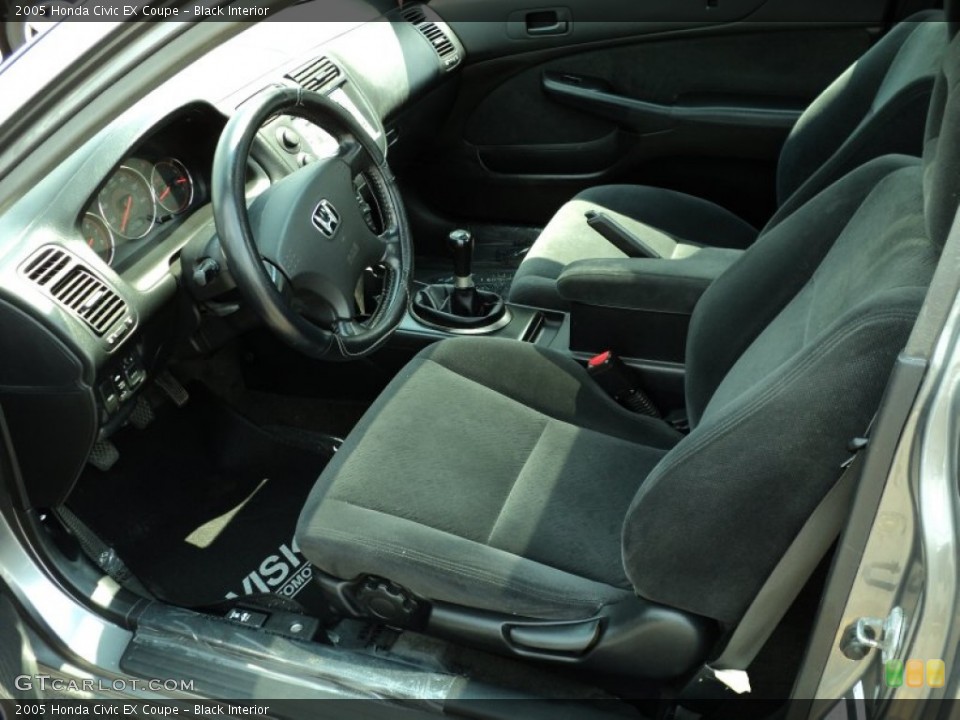Black Interior Photo for the 2005 Honda Civic EX Coupe #51891380