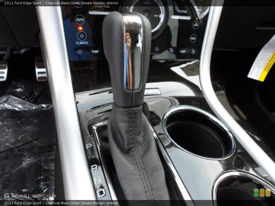 Charcoal Black/Silver Smoke Metallic Interior Transmission for the 2011 Ford Edge Sport #51894155