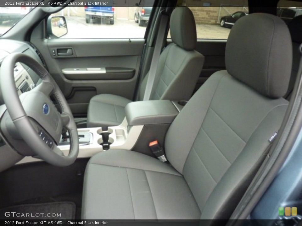 Charcoal Black Interior Photo for the 2012 Ford Escape XLT V6 4WD #51896054