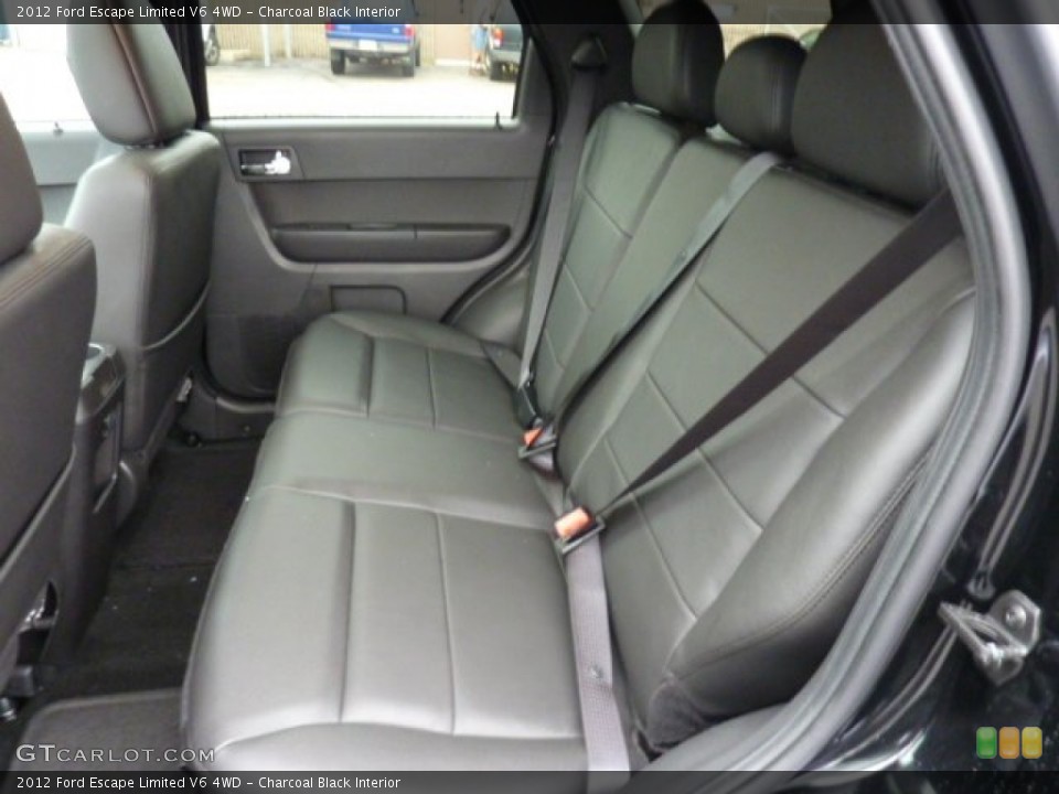 Charcoal Black Interior Photo for the 2012 Ford Escape Limited V6 4WD #51896247
