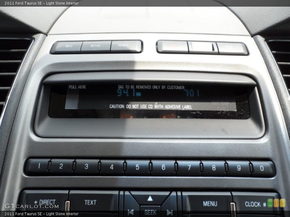 Light Stone Interior Controls for the 2011 Ford Taurus SE #51896645