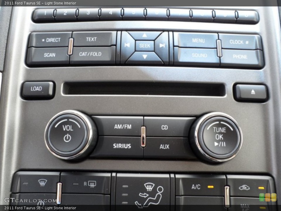 Light Stone Interior Controls for the 2011 Ford Taurus SE #51896658