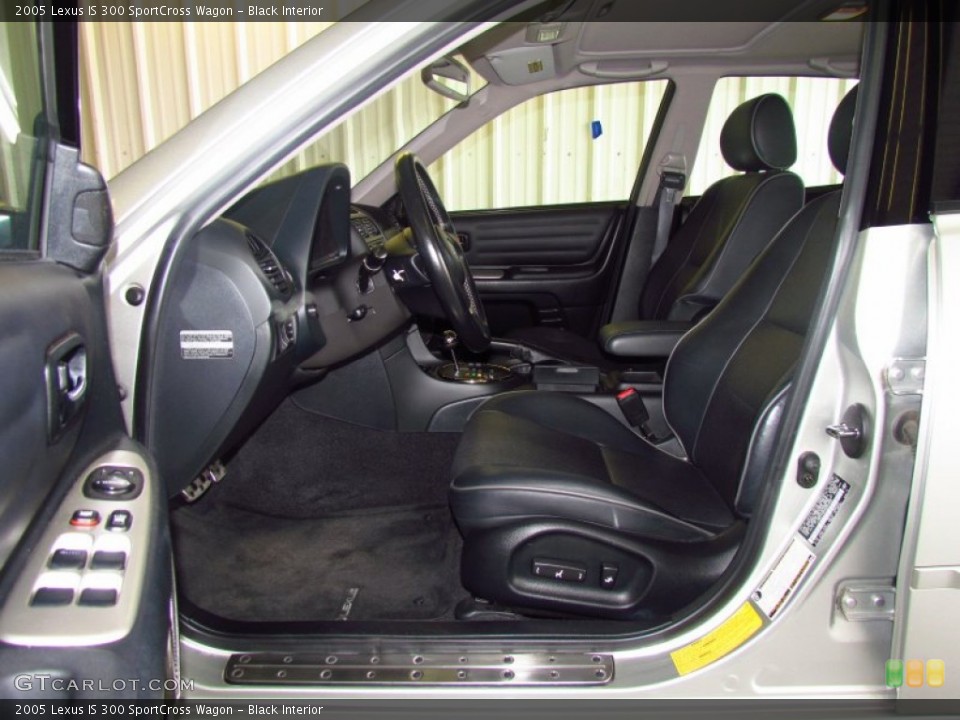 Black Interior Photo for the 2005 Lexus IS 300 SportCross Wagon #51898277