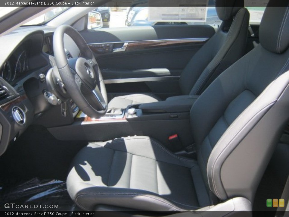 Black Interior Photo for the 2012 Mercedes-Benz E 350 Coupe #51900359