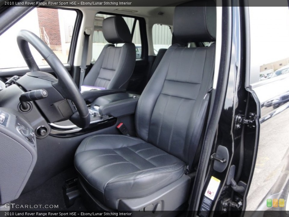 Ebony/Lunar Stitching Interior Photo for the 2010 Land Rover Range Rover Sport HSE #51903272