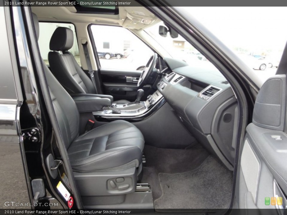 Ebony/Lunar Stitching Interior Photo for the 2010 Land Rover Range Rover Sport HSE #51903308