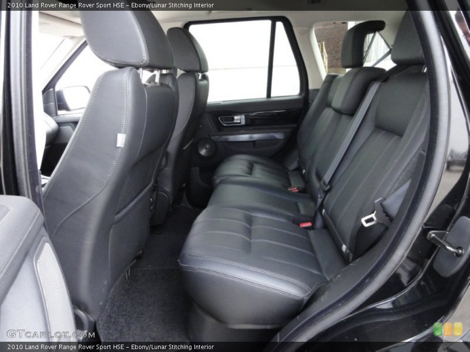 Ebony/Lunar Stitching Interior Photo for the 2010 Land Rover Range Rover Sport HSE #51903341