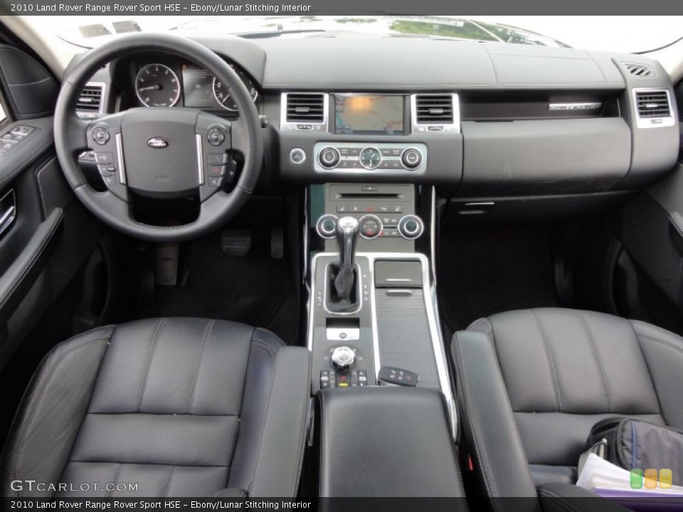 Ebony/Lunar Stitching Interior Dashboard for the 2010 Land Rover Range Rover Sport HSE #51903359