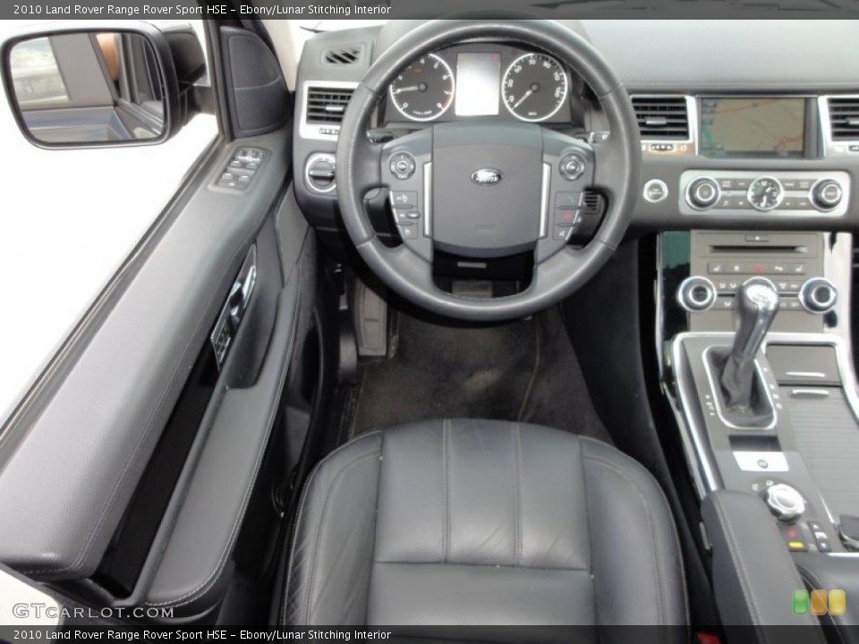 Ebony/Lunar Stitching Interior Photo for the 2010 Land Rover Range Rover Sport HSE #51903374