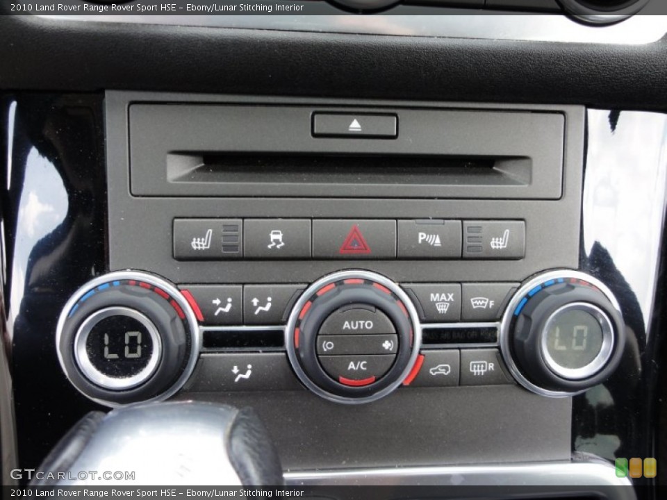 Ebony/Lunar Stitching Interior Controls for the 2010 Land Rover Range Rover Sport HSE #51903530