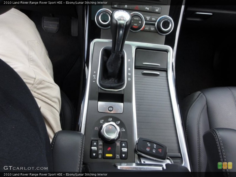 Ebony/Lunar Stitching Interior Transmission for the 2010 Land Rover Range Rover Sport HSE #51903545