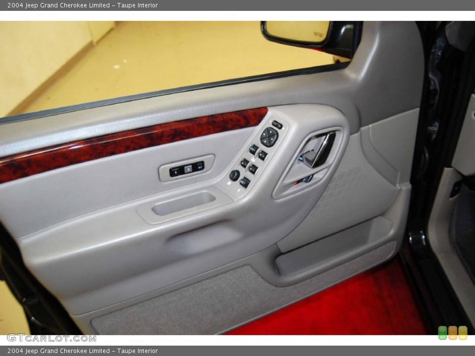 Taupe Interior Door Panel for the 2004 Jeep Grand Cherokee Limited #51903749