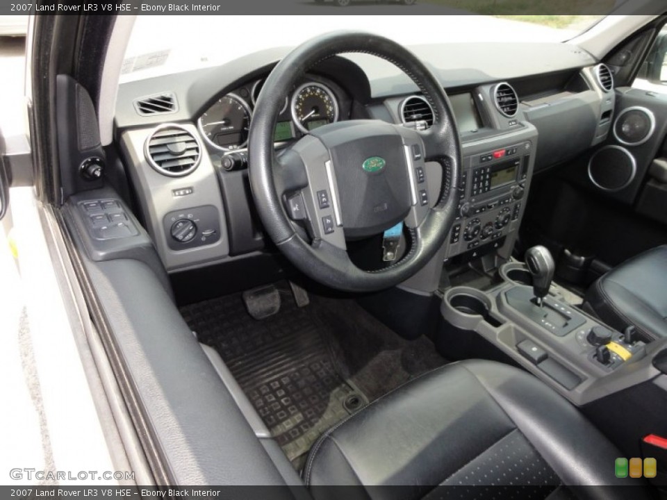 Ebony Black Interior Photo for the 2007 Land Rover LR3 V8 HSE #51903860