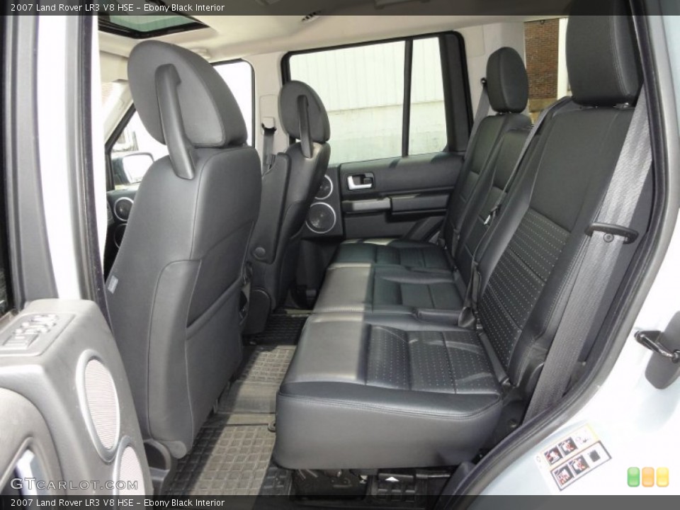 Ebony Black Interior Photo for the 2007 Land Rover LR3 V8 HSE #51904202