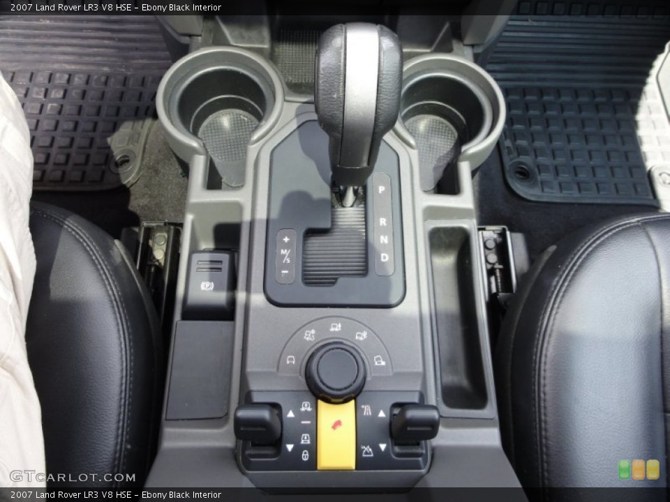 Ebony Black Interior Transmission for the 2007 Land Rover LR3 V8 HSE #51904502