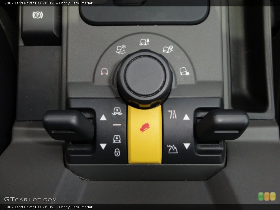 Ebony Black Interior Controls for the 2007 Land Rover LR3 V8 HSE #51904514