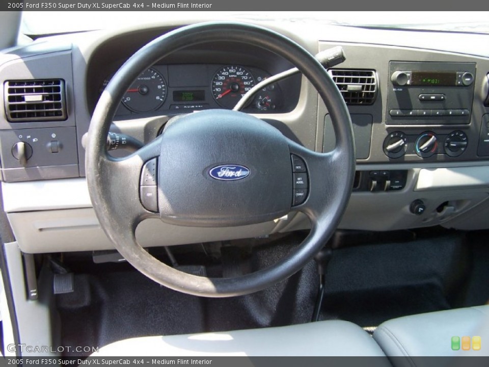 Medium Flint Interior Steering Wheel for the 2005 Ford F350 Super Duty XL SuperCab 4x4 #51905141