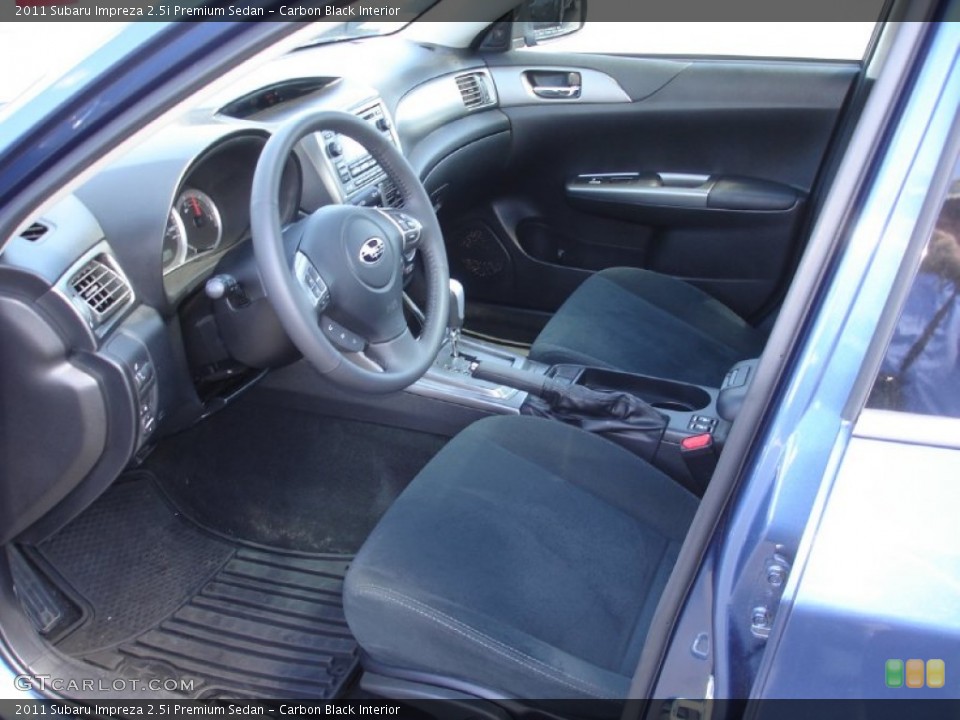 Carbon Black Interior Photo for the 2011 Subaru Impreza 2.5i Premium Sedan #51905147