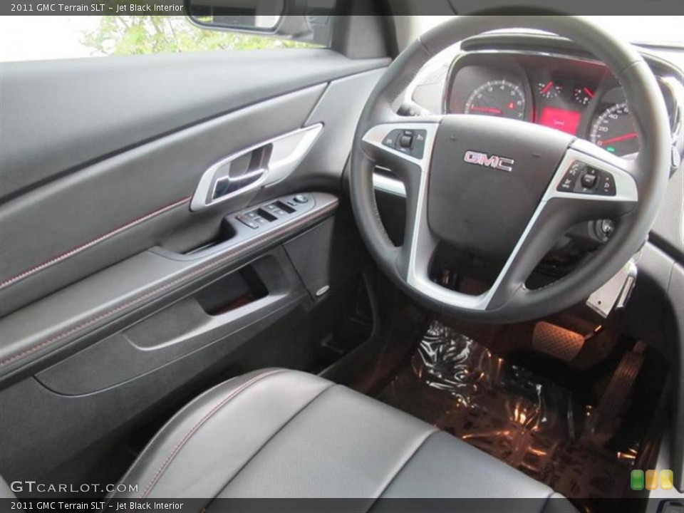 Jet Black Interior Steering Wheel for the 2011 GMC Terrain SLT #51908210