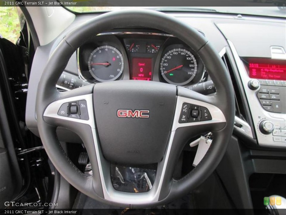 Jet Black Interior Steering Wheel for the 2011 GMC Terrain SLT #51908267