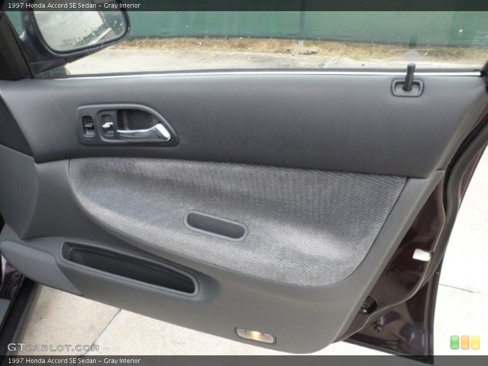 Gray Interior Door Panel for the 1997 Honda Accord SE Sedan #51910811