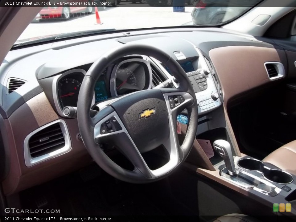 Brownstone/Jet Black Interior Dashboard for the 2011 Chevrolet Equinox LTZ #51911807
