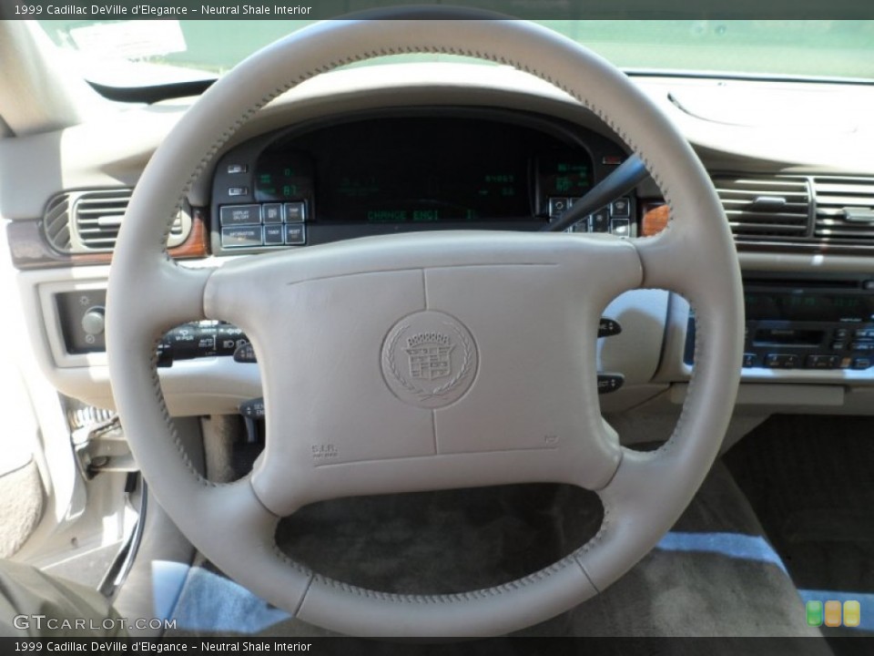 Neutral Shale Interior Steering Wheel for the 1999 Cadillac DeVille d'Elegance #51912500