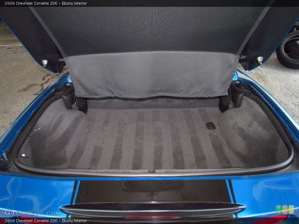 Ebony Interior Trunk for the 2009 Chevrolet Corvette Z06 #51912911