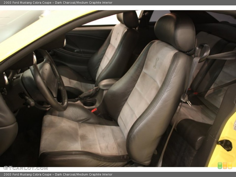 Dark Charcoal/Medium Graphite Interior Photo for the 2003 Ford Mustang Cobra Coupe #51913403