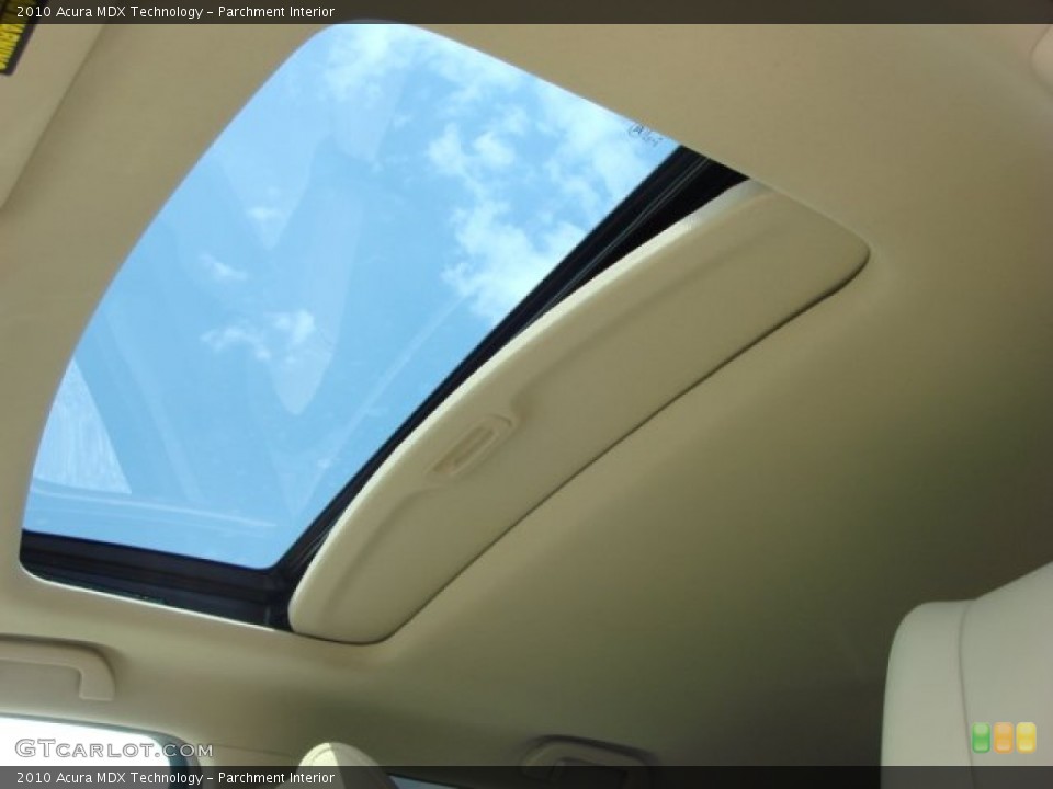 Parchment Interior Sunroof for the 2010 Acura MDX Technology #51915074